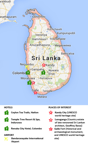 Sri Lanka honeymoon itinerary