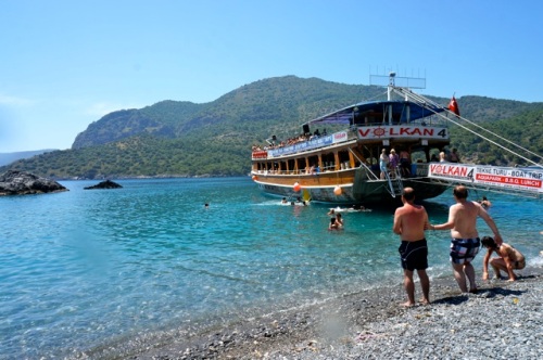 Oludeniz boat trip, Fethiye, Turkey