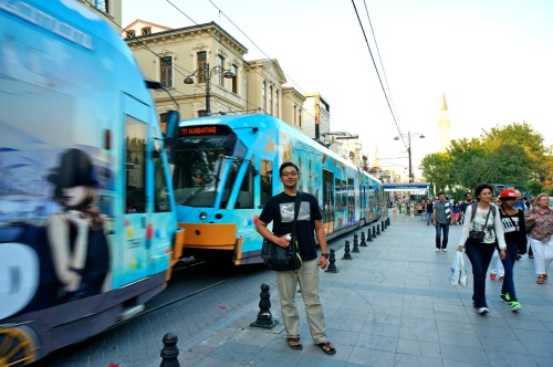 Trams in Istanbul, Turkey