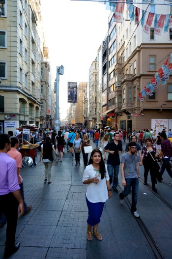Istiklal Avenue, Taksim, Istanbul, Turkey